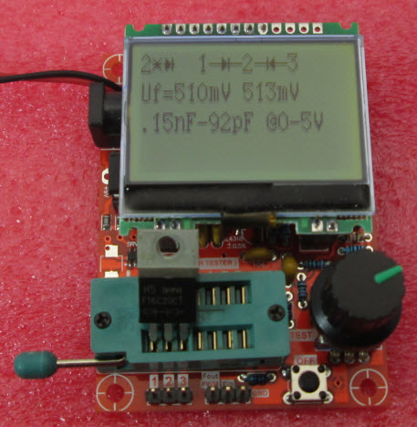 M328 ESR/LCR/MOSFET/Transistor/TRIAC/SCR/CRYSTAL/Diode/LED METER ESR TESTER