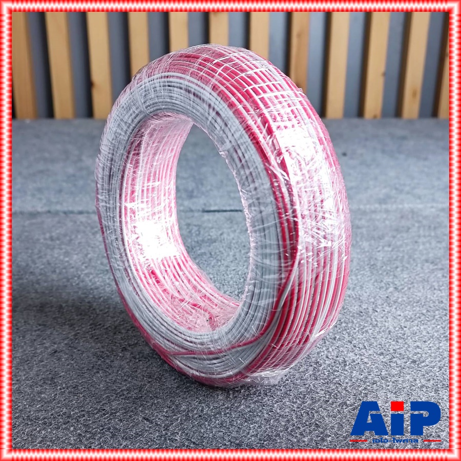 ขด100เมตร DYNACOM JSL-237 สายลำโพง ขาว-แดง JSL 237 JSL237 สายลำโพงคู่24AWG สายไฟคู่ เอไอ-ไพศาล