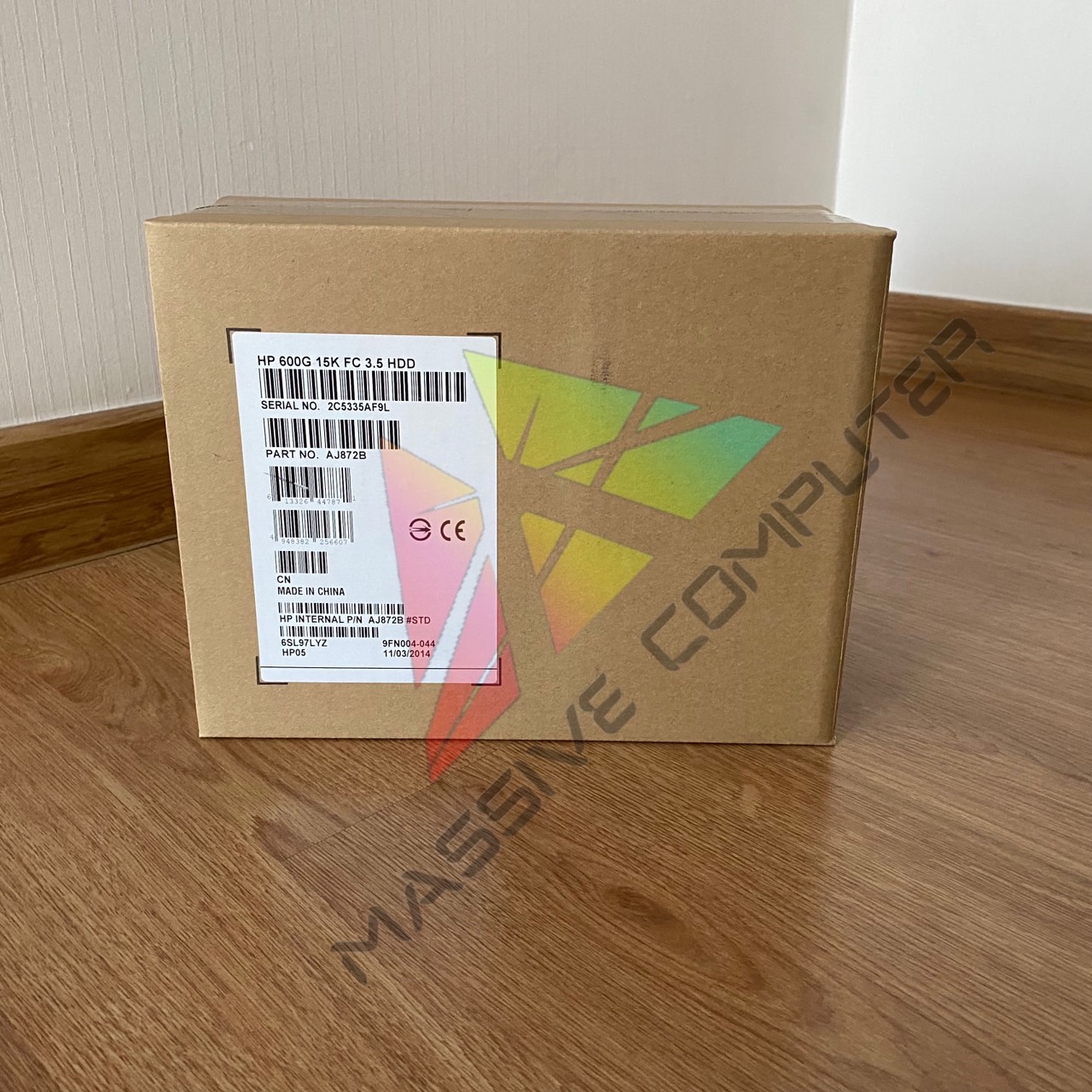 AJ872B HP STORAGEWORKS EVA M6412A 600GB 15K 4GBPS FC-AL FIBRE CHANNEL 3.5INC HOT-PLUG HDD ราคา ขาย ราคาถูก จำหน่าย