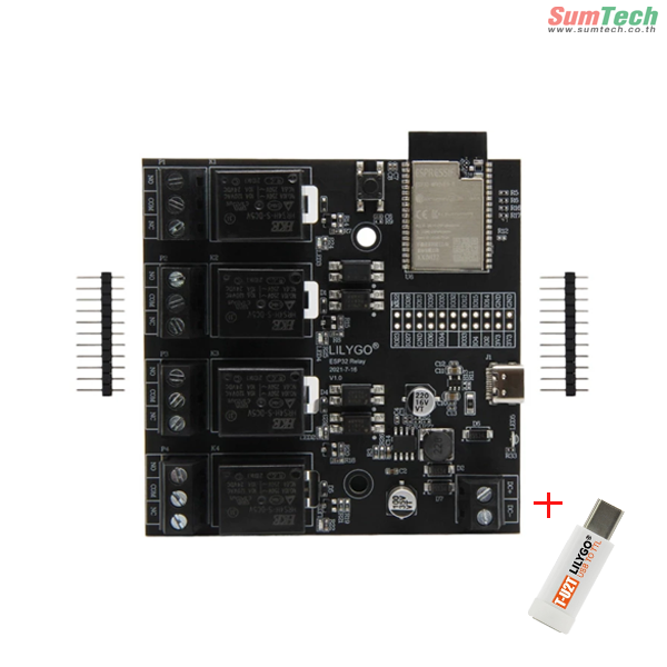TTGO T-Relay ESP32 T-Relay ESP32 Wireless (พร้อมT-U2T)