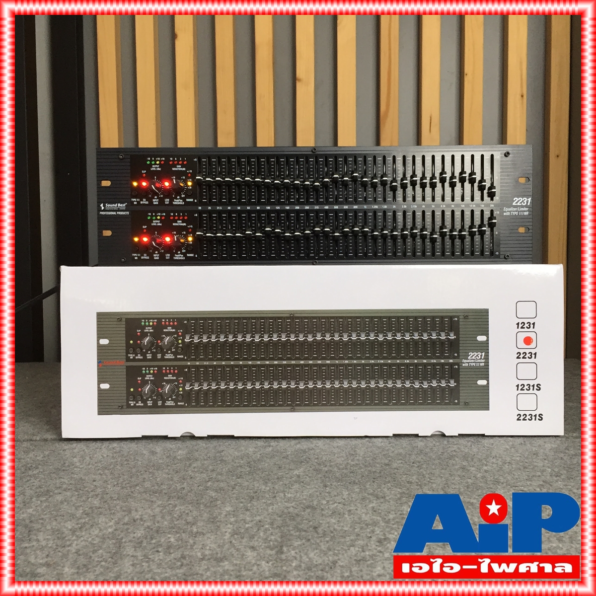 SOUNDBEST 2231 EQ Eqlizer 2231 อีคิวซาด์เบส 2231 B Sound Best ซาวด์เบส อีคิวอีควอไลเซอร์31ช่อง เอไอ-ไพศาล +++