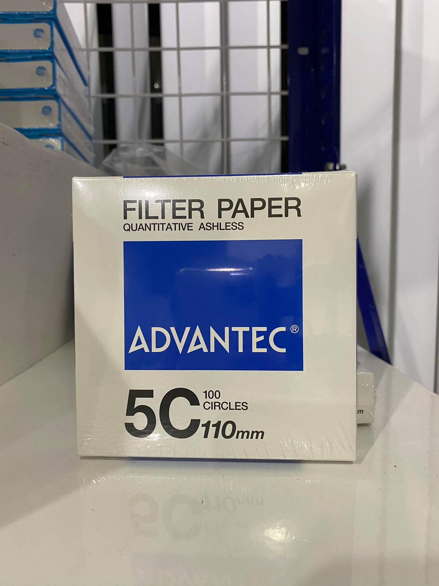 กระดาษกรอง (Filter paper) ยี่ห้อ Advantec, Japan แล็ป วัลเล่ย์