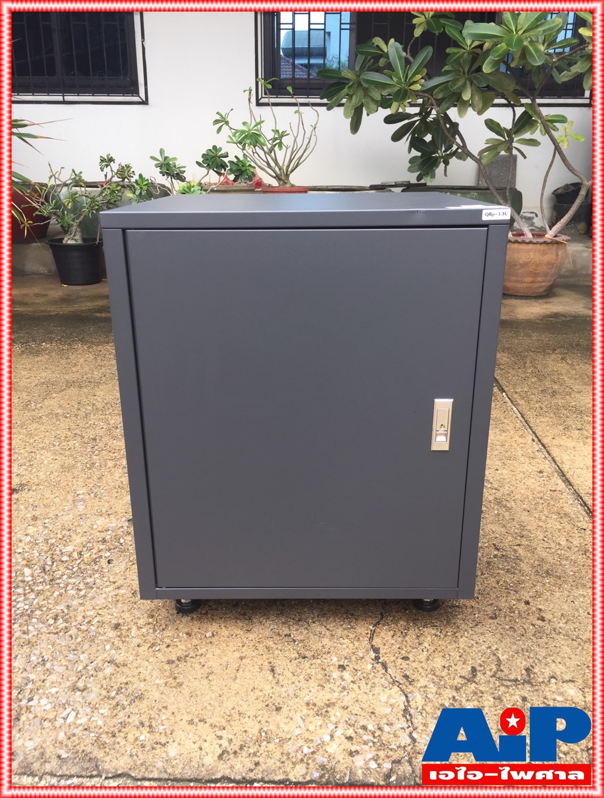 NPE QRP-13U ตู้RACK 19" (30กก.) มีประตูหน้า,หลัง ชุดจ่ายไฟ 220VAC มีเต้าเสียบ 6 จุด NPE QRP13U NPE QRP 13U เอไอ-ไพศาล