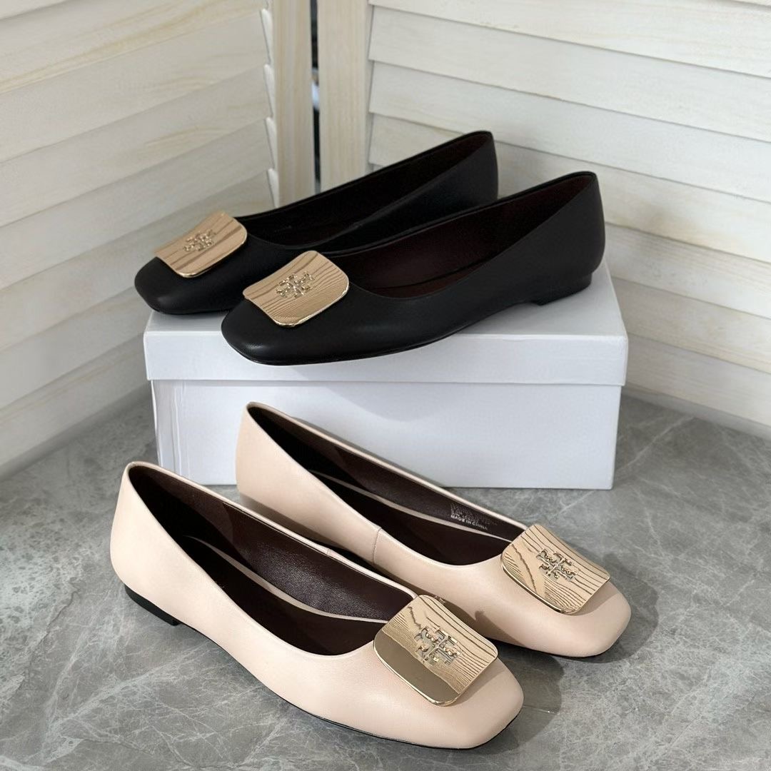 **do** รองเท้า tory burch georgia ballet flat มี 2สี หนังนุ่มใส่สบาย สินค้าใหม่ ของแท้