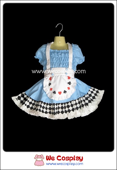 อลิซเมด สีฟ้า สำหรับเด็ก Blue Alice Maid for Kids