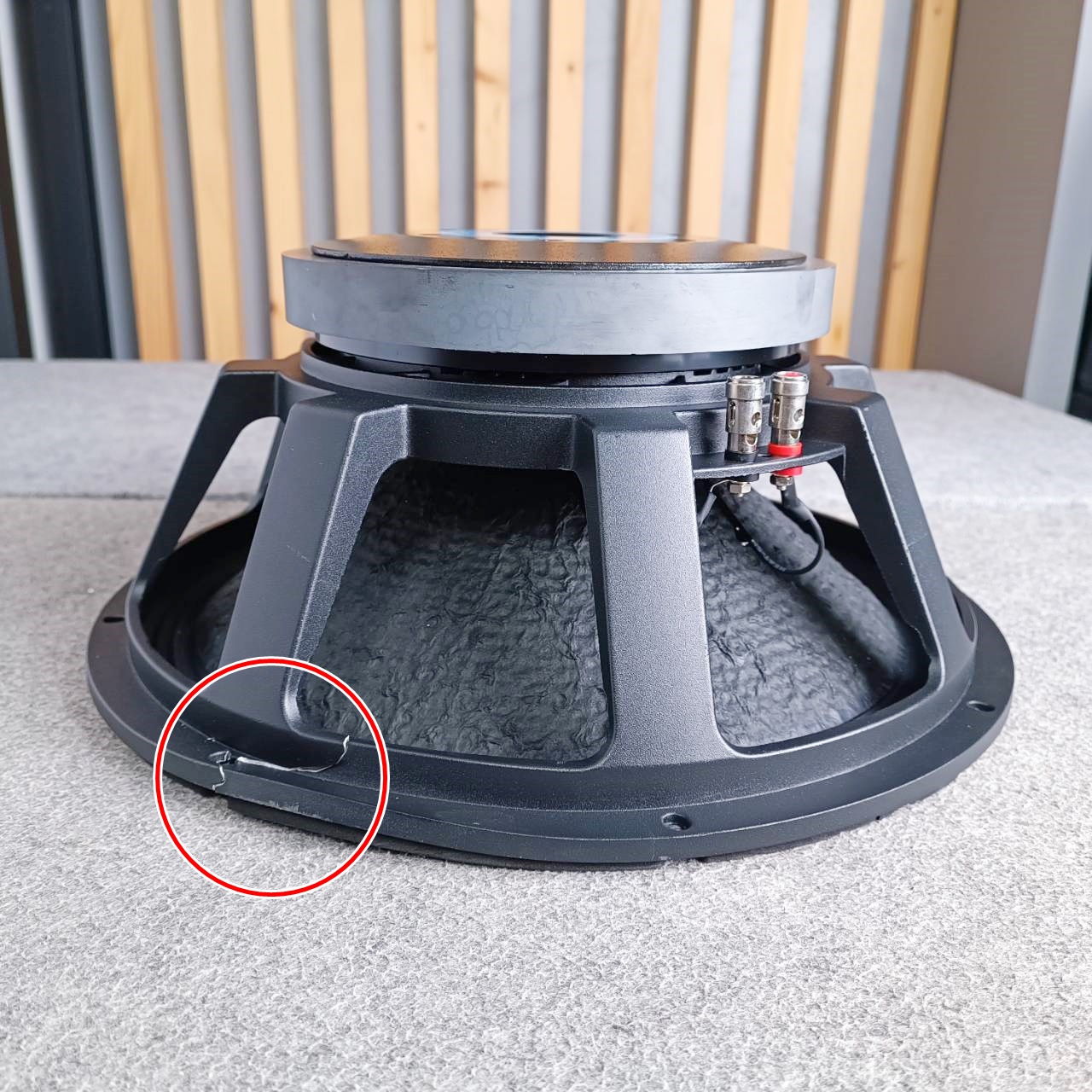 สินค้าเสียหายจากการขนส่ง PROPLUS AN-551 ลำโพง15นิ้ว โครงหล่อ (ขอบแตก) โครงเหล็กหล่อ proplus ดอกลำโพง15นิ้ว วอยล์4นิ้ว AN551 AN 551 เอไอ-ไพศาล