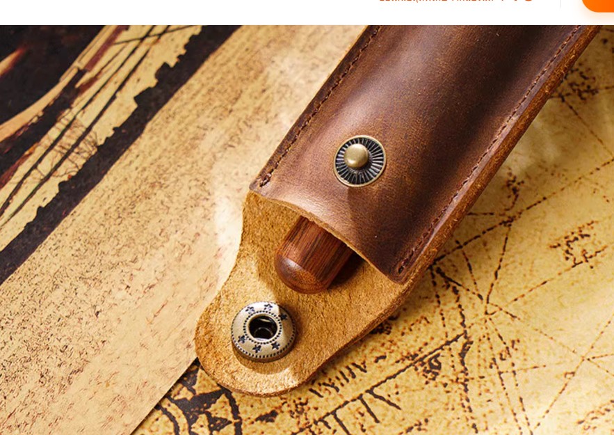 กระเป๋าใส่ดินสอ ปากกา หนังวัวแท้ อย่างดี กระเป๋าใส่ปากกา สวย ๆ ของขวัญ ของที่ระลึก ไอเดียเก๋ สไตล์วินเทจ 530482