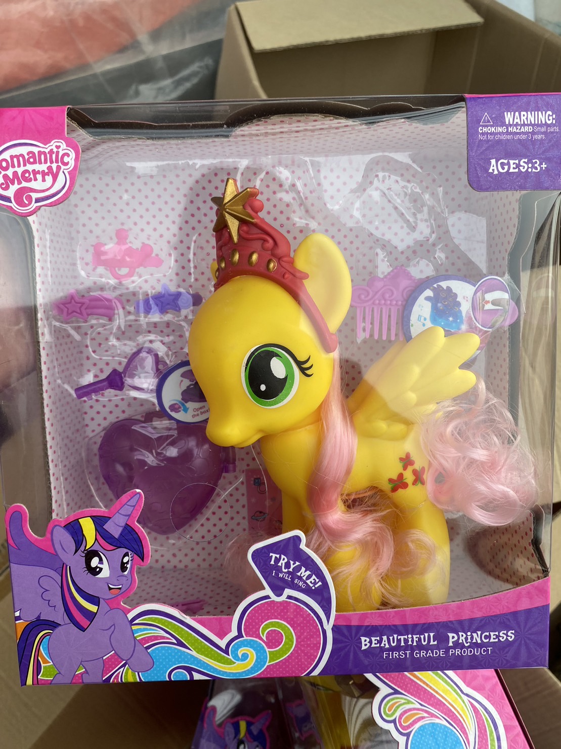 88244 ของเล่นเด้กม้าโพนี่ โมเดลโพนี่เล่นมือ ปลีกตัวละ