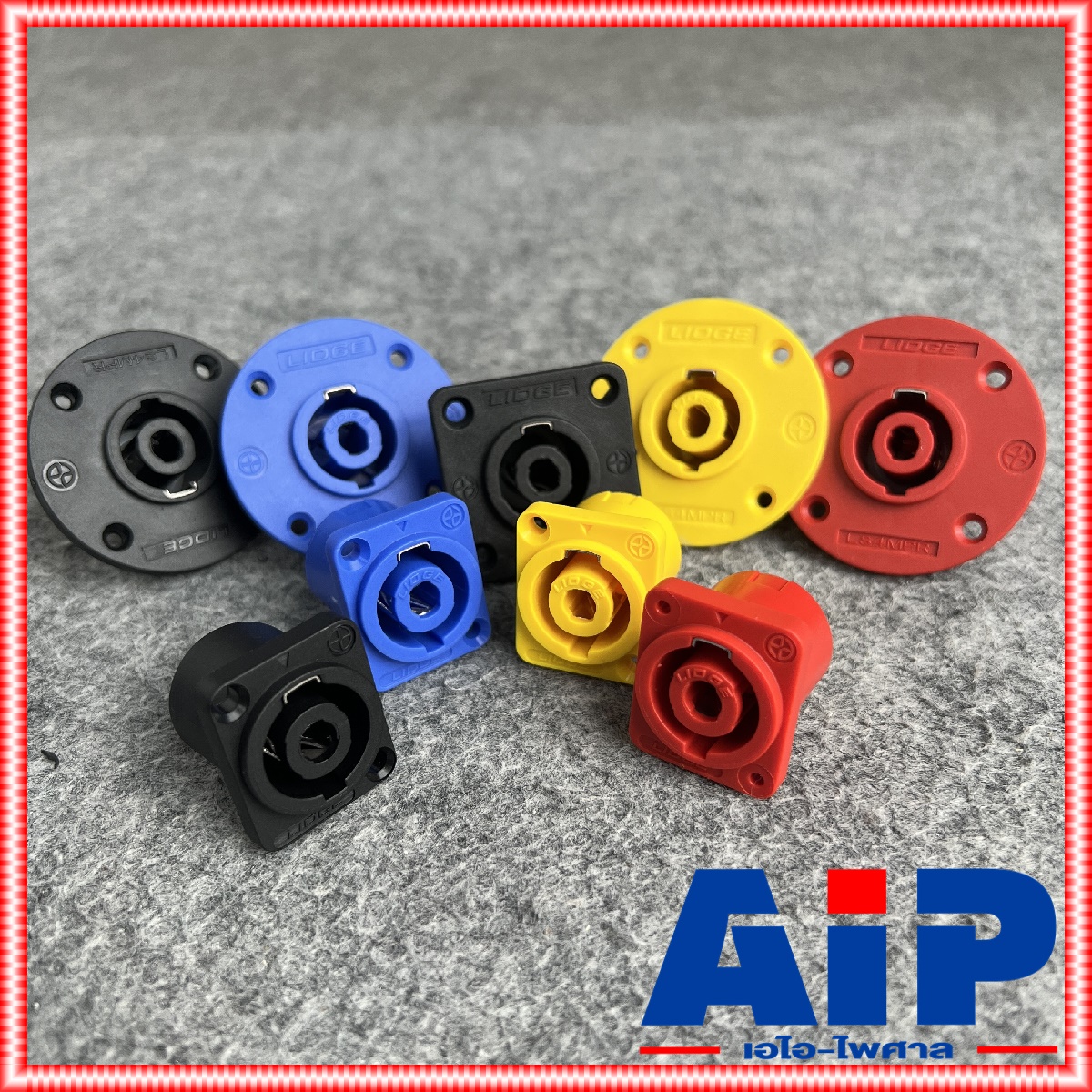 มี9แบบ ให้เลือก LIDGE YM 115 116 117 แจ็ค SPEAKON ตัวเมีย สเปคค่อน ขั้วลำโพง หัวspeakon สเปคค่อนลำโพง สเปคค่อนเมีย