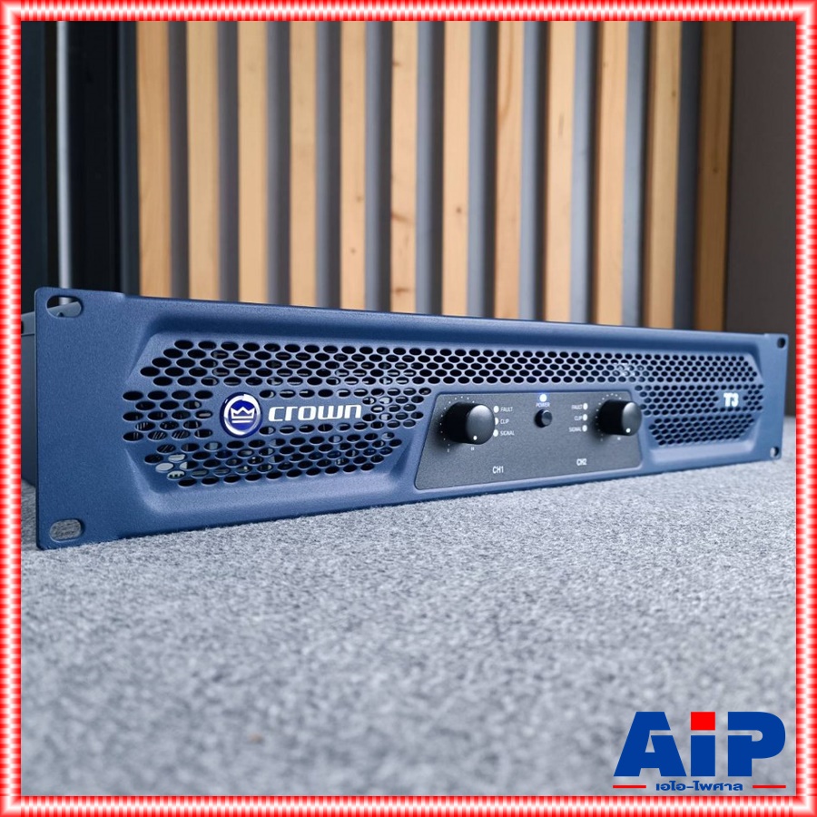 CROWN T-3 poweramp +++ เพาเวอร์แอมป์ พาเวอร์ คลาส H แอมป์ 2 แชนแนล แอมป์ขยาย เครื่องขยายเสียง เครื่องขยายเสียงแบบ 2 CH CROWN(คราวน์) T 3 T3 เอไอ-ไพศาล