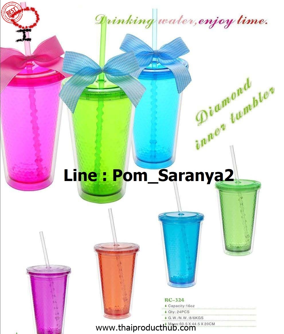 T10-09-CP-057_แก้วพลาสติกมีหลอด , รับผลิตแก้วพลาสติกมีหลอด,ขายแก้วพลาสติกมีหลอด ,ของพรีเมี่ยม, ของที่ระลึก,