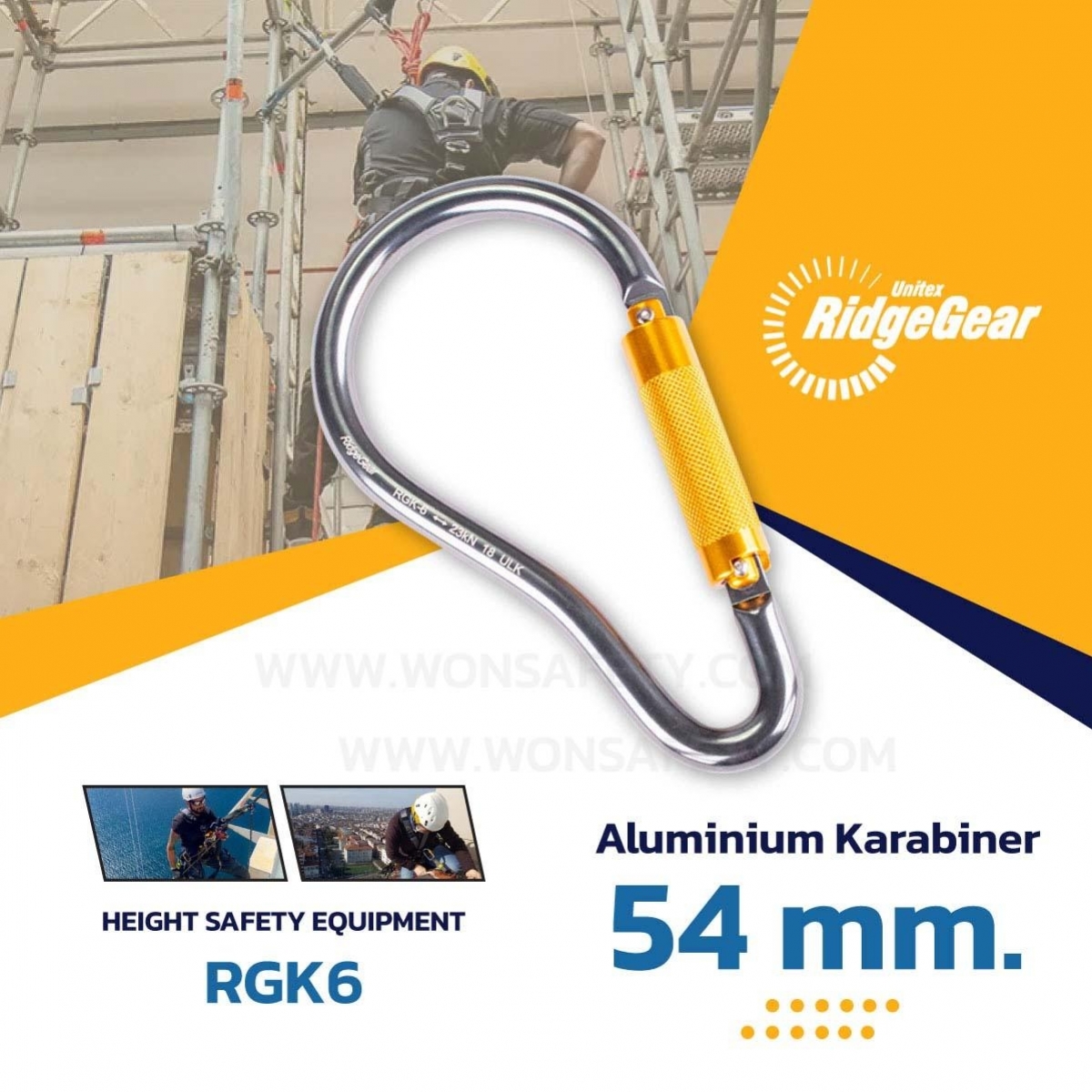 RGK6 Karabiner with Captive Pin