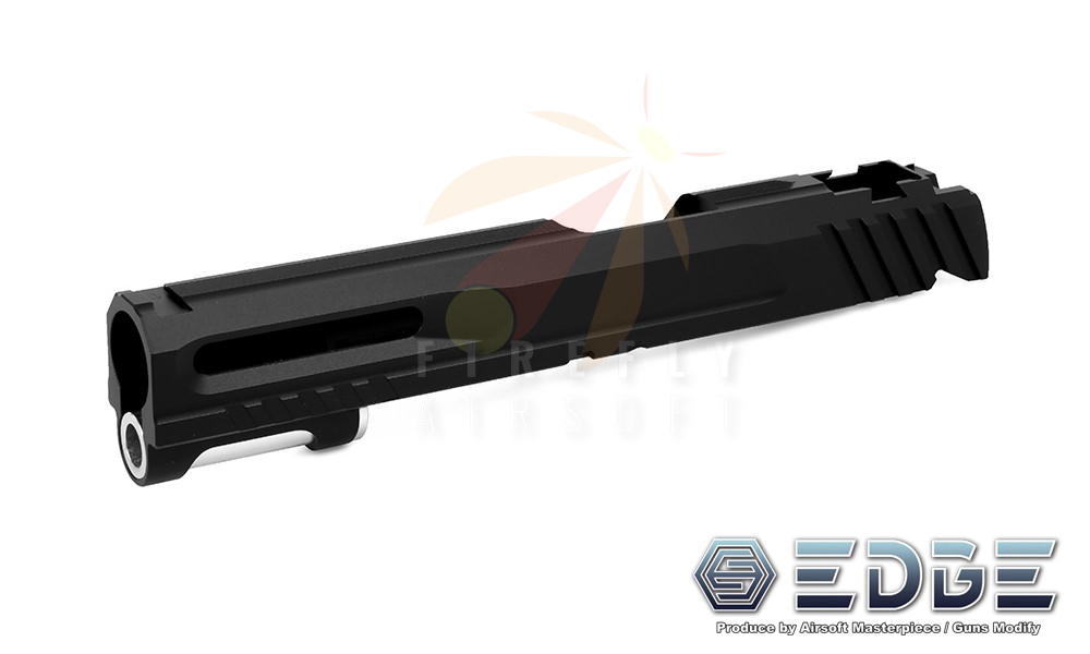 EDGE Custom "NORRIS" Aluminum Standard Slide for Hi-CAPA/1911 (ฺBLACK)