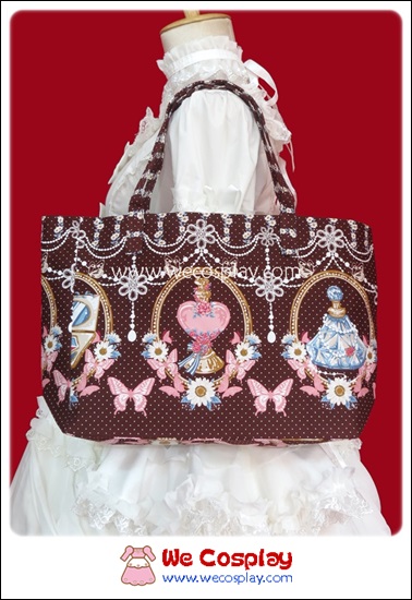 กระเป๋าโกธิคโลลิต้า ลายคอสเมติก Cosmetic Print Gothic Lolita Bag