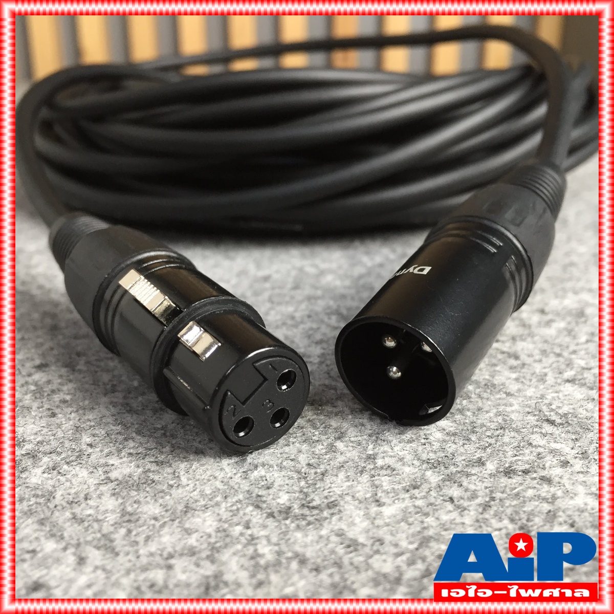 20เมตร สายไมค์ DYNACOM J021 XLR หัวท้าย ผู้ - เมีย สายสัญญาณ CANNON ผู้ ออก CANNON เมีย สายบาลานซ์ สายต่อไมค์ (ลูกค้าอาจได้รับหัวสีเงินหรือดำขึ้นกับล็อตผลิตครับ)