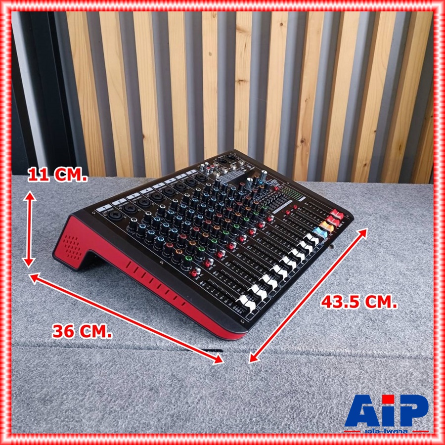 Ceflar CX-80 MIXER มิกเซอร์อนาล็อก ช่องเสียบไมค์ 8 ช่อง มิกเซอร์ เครื่องปรับแต่งเสียง มิกซ์เซอร์พร้อมเอฟเฟคแท้ Ceflar รุ่น CX 80 CX80 เอไอ-ไพศาล