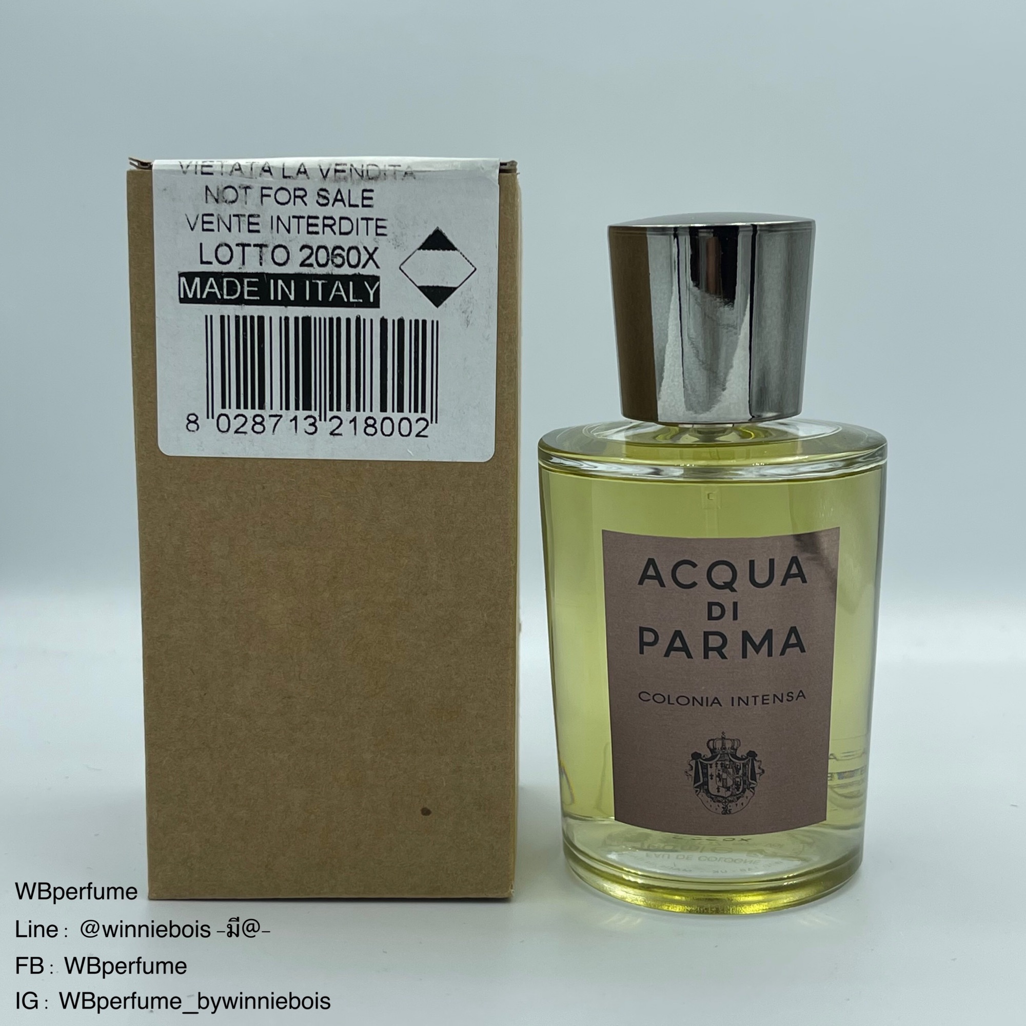 น้ำหอม แท้100% Colonia Intensa Acqua di Parma for men 100ml Tester