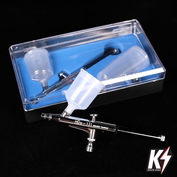 Airbrush แอร์บรัช HD-131 ระบบ Double action ( 0.3 / 0.5 mm )