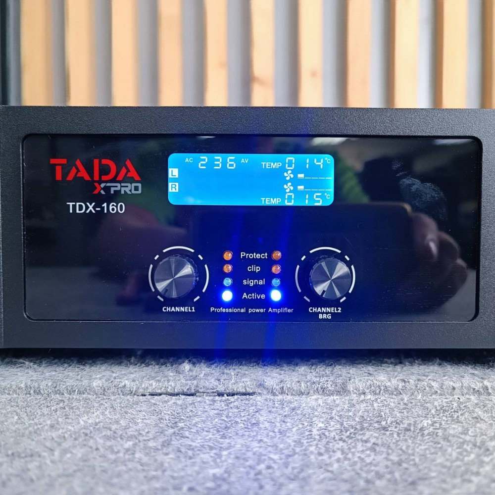 TADA TDX-160 poweramp เพาเวอร์แอมป์ 2 แชนแนล กำลังขับ 1600 วัตต์ที่ 8 โอห์ม TA DA TDX 160 TDX160 เอไอ-ไพศาล