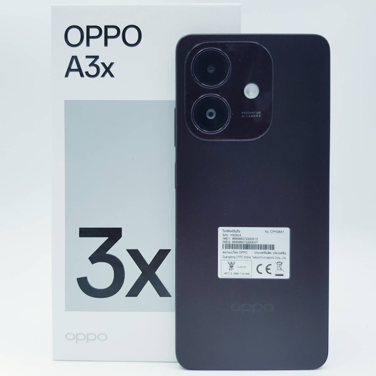 🫘 OPPO A3x 4GB/128GB Nebula Red 🫘 สภาพดี #มีปกศ.! 🍠