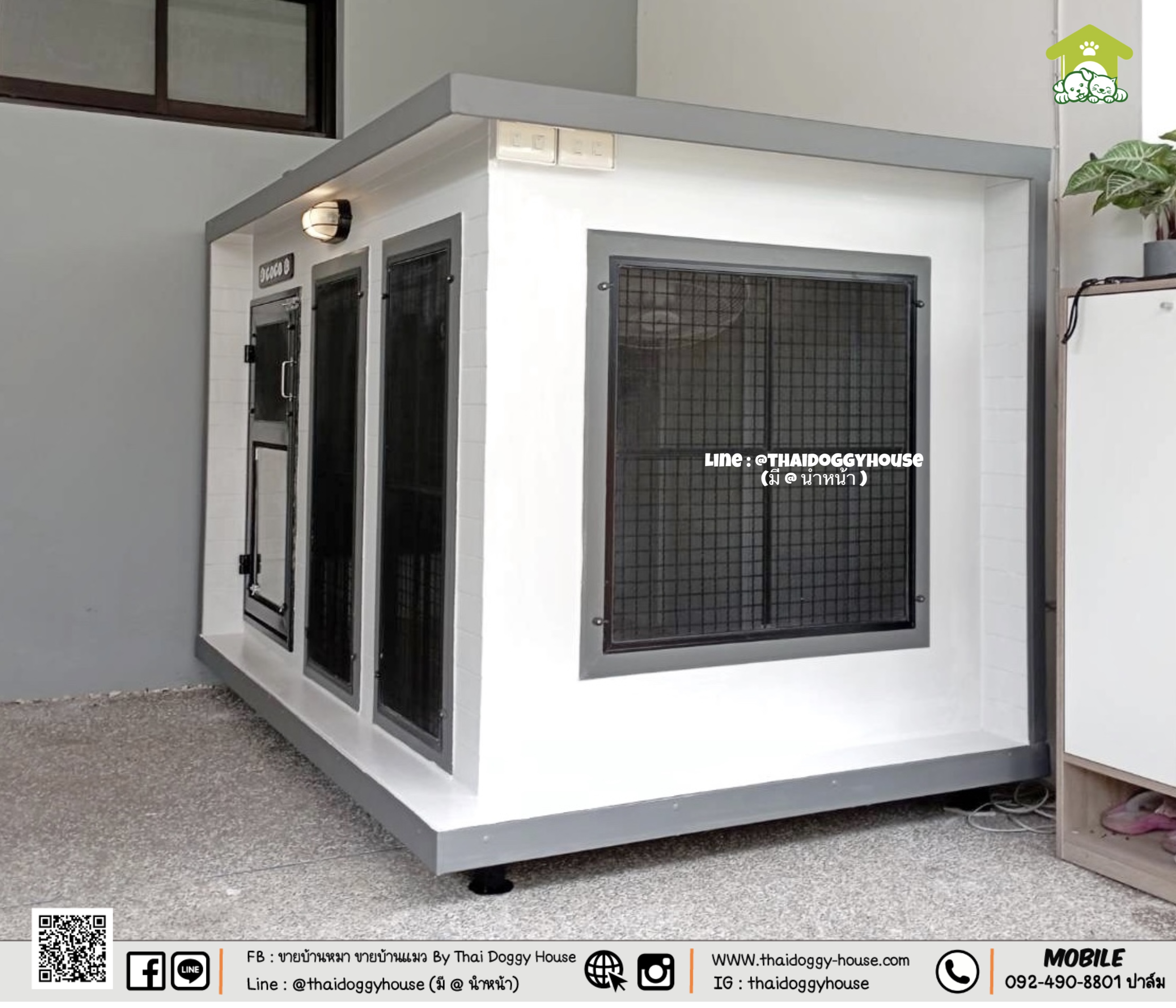 บ้านหมา บ้านแมว " 𝐁𝐎𝐗 𝐒𝐓𝐘𝐋𝐄 𝐁𝐘 𝐓𝐇𝐀𝐈 𝐃𝐎𝐆𝐆𝐘 𝐇𝐎𝐔𝐒𝐄 " &#x