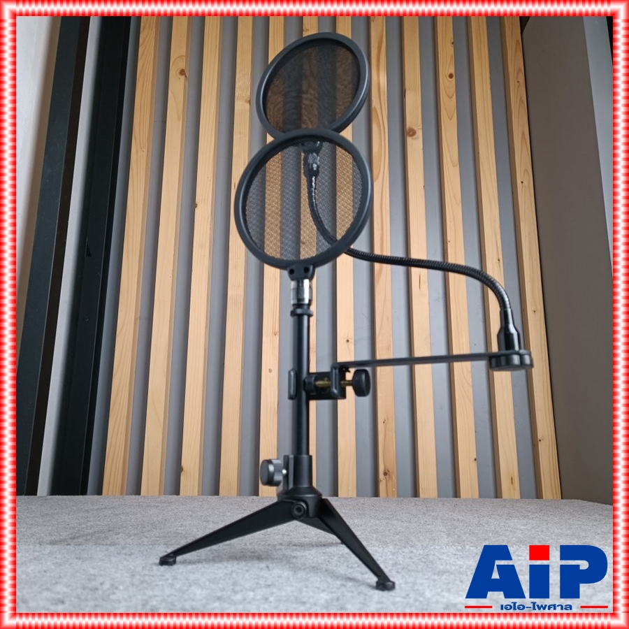 Superlux HM-18AG Popfilter อุปกรณ์ สำหรับไมโครโฟน HM 18 AG ช่วยการกรองเสียงให้เสียงที่พูด คมชัดและใส มากขึ้น 1ตัวมี 2 ชิ้น HM18AG Pop filter