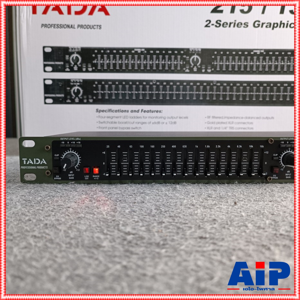 TADA 215XL EQ TADA EQ215 EQ-215 อีคิว อีควาไรเซอร์ อุปกรณ์ ปรับแต่งเสีียง ทาดา เครื่องปรับแต่งสัญญาณเสียง Stereo Graphic Equalizer TADA 215 เอไอ-ไพศาล