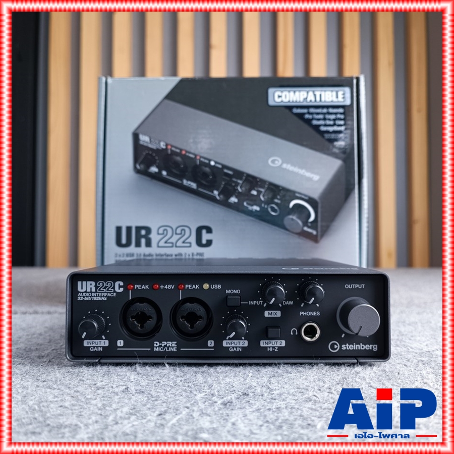 STEINBERG UR22C interface UR 22 C UR-22C ออดิโออินเตอร์เฟส Audio Interface เอไอ-ไพศาล