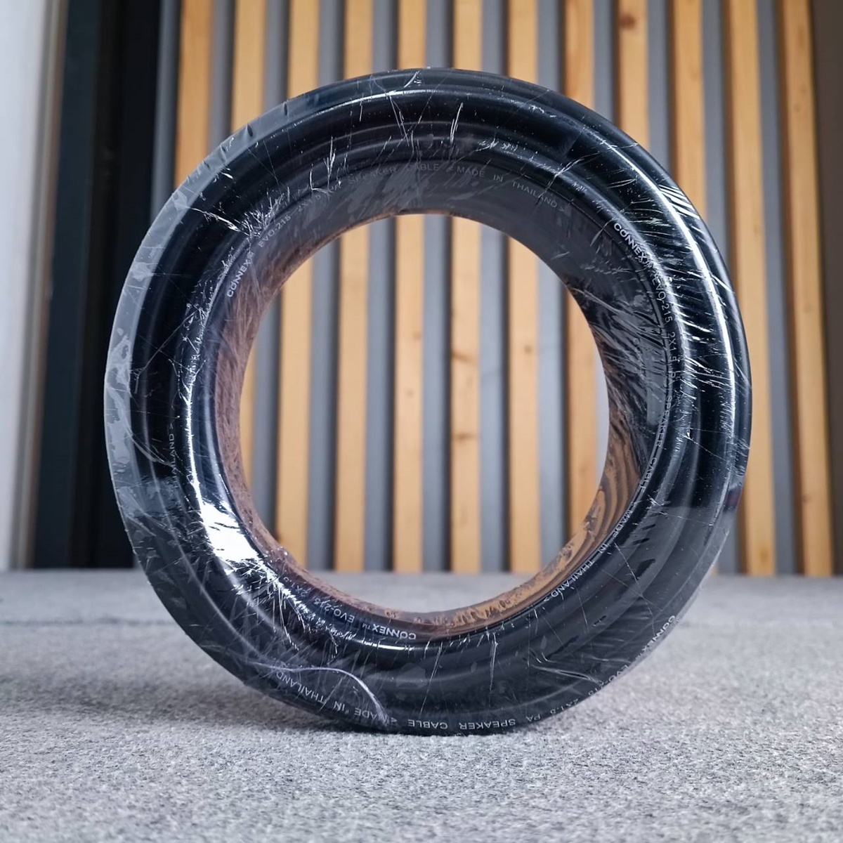 ขด10เมตร CONNEX EVO-215 สายลำโพง ทองแดงแท้ 2x1.5mm สายสีดำ สายลำโพงกลางแจ้ง EVO215 EVO 215 สายลำโพง2คอร์ เอไอ-ไพศาล