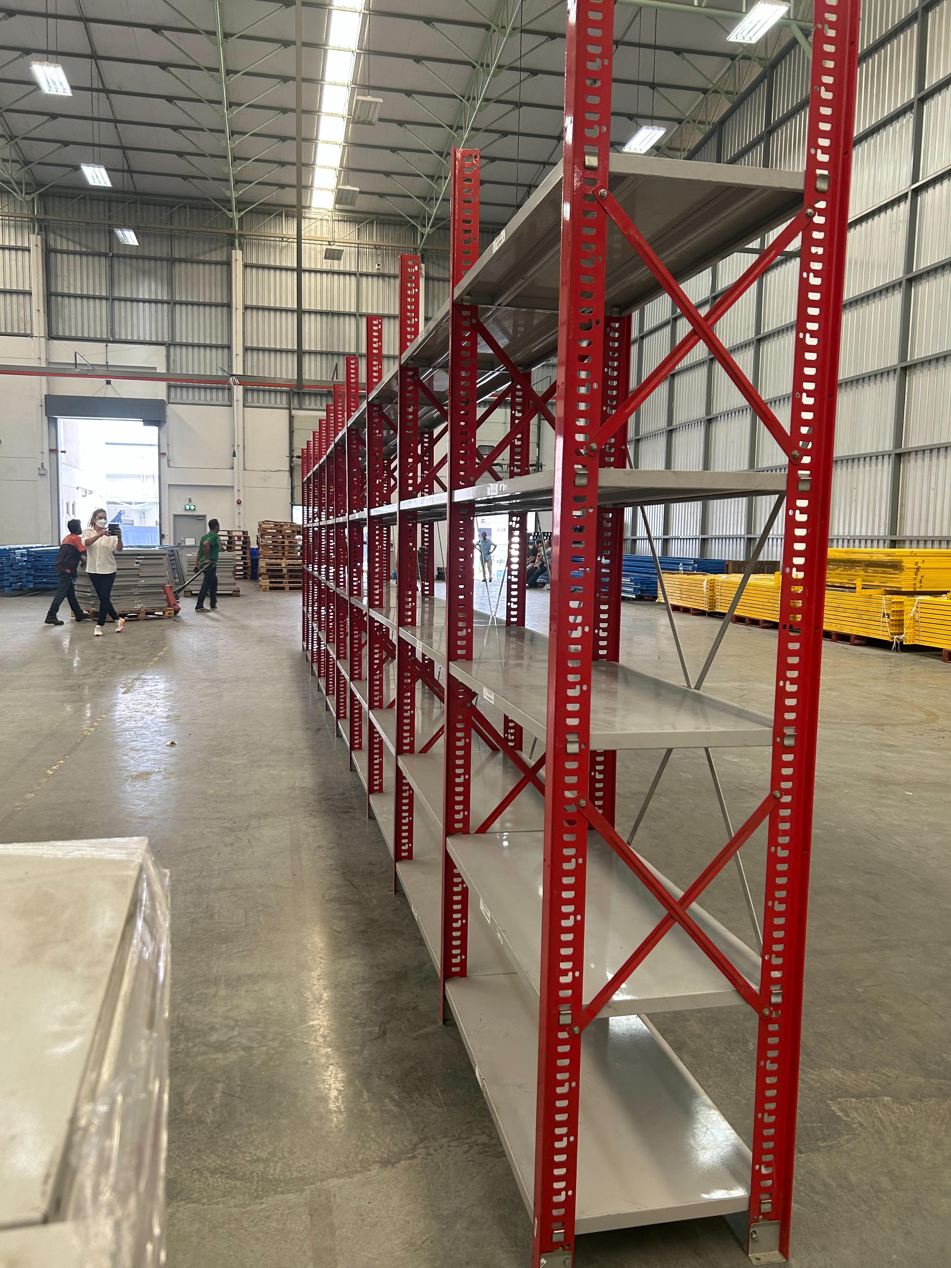 micro rackขนาดลึก50cm ยาว1.0mสูง2.40m 5แผ้นชั้นมี1350ชุด