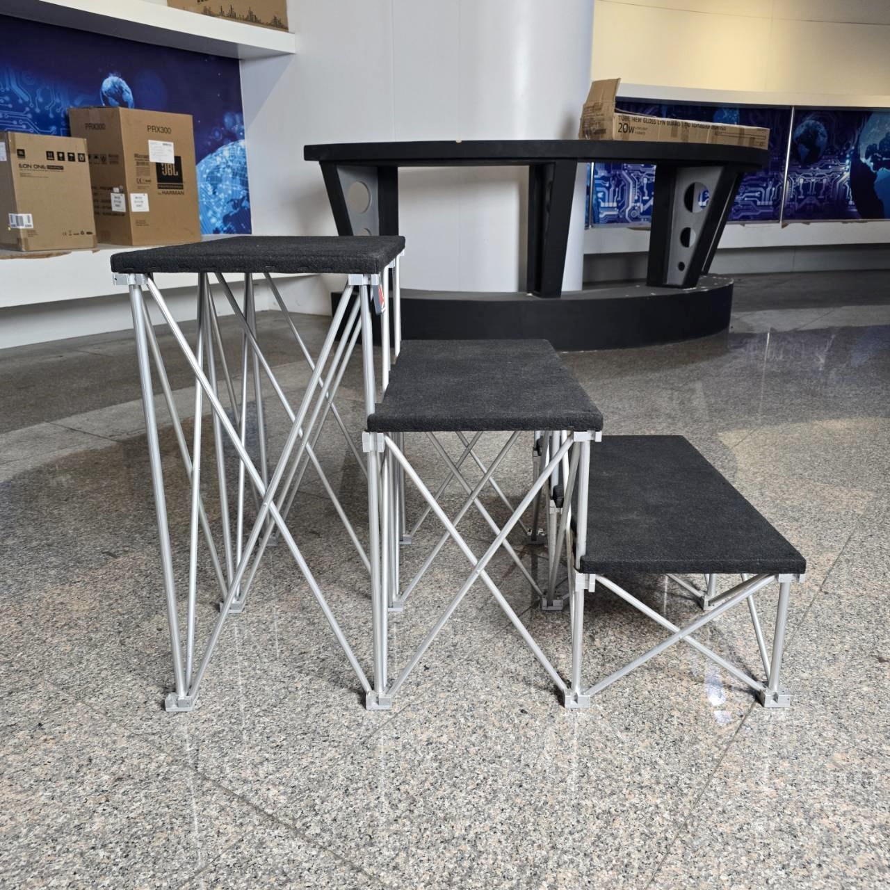 ลดล้างสต็อค บันได QUIKSTEP PRO 60x60 3ขั้นสูง63 บันไดพับสำเร็จรูป บันไดอเนกประสงค์ บันไดพับอเนกประสงค์ เอไอ-ไพศาล