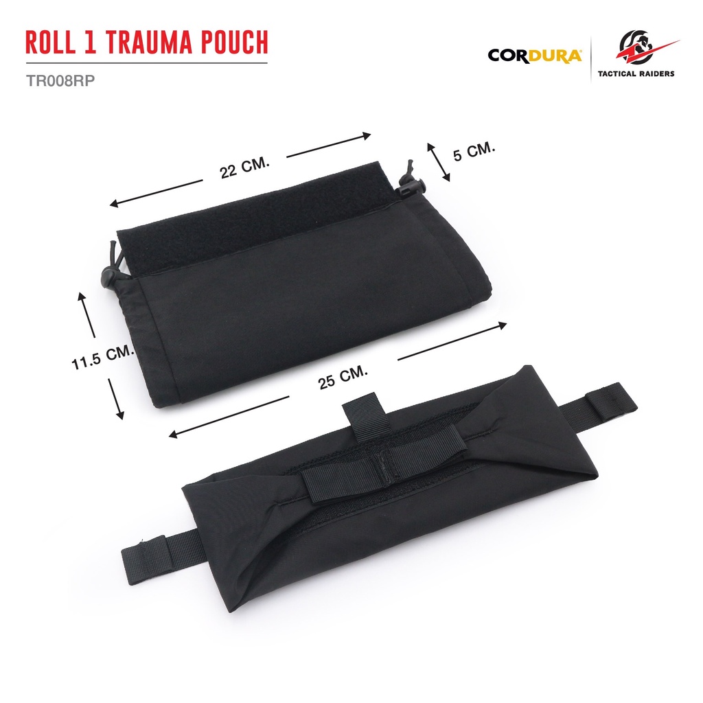 กระเป๋าเสริมติดเวส Roll 1Trauma Pouch [ TR008RP ] ( Tactical Rider )