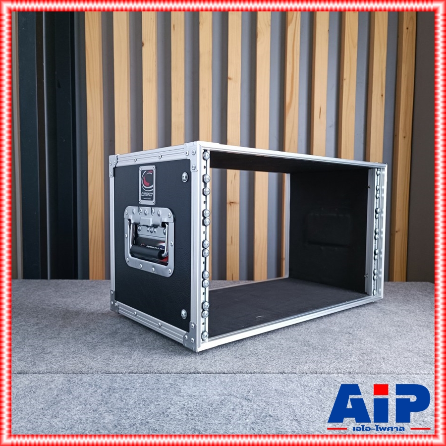 สีดำ RACK BL-6 สีดำ เปลือยหน้า-หลัง ลึก11นิ้ว แร็คใส่เครื่องเสียง COMPACT ไม่มีฝาปิด คอมแพ็ค BL 6 BL6 เอไอ-ไพศาล