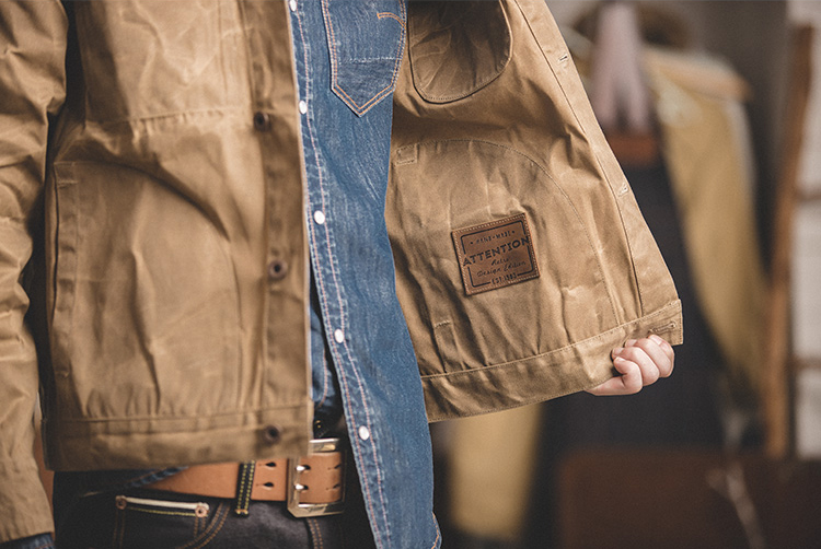 OVERLAY WAXED JACKET