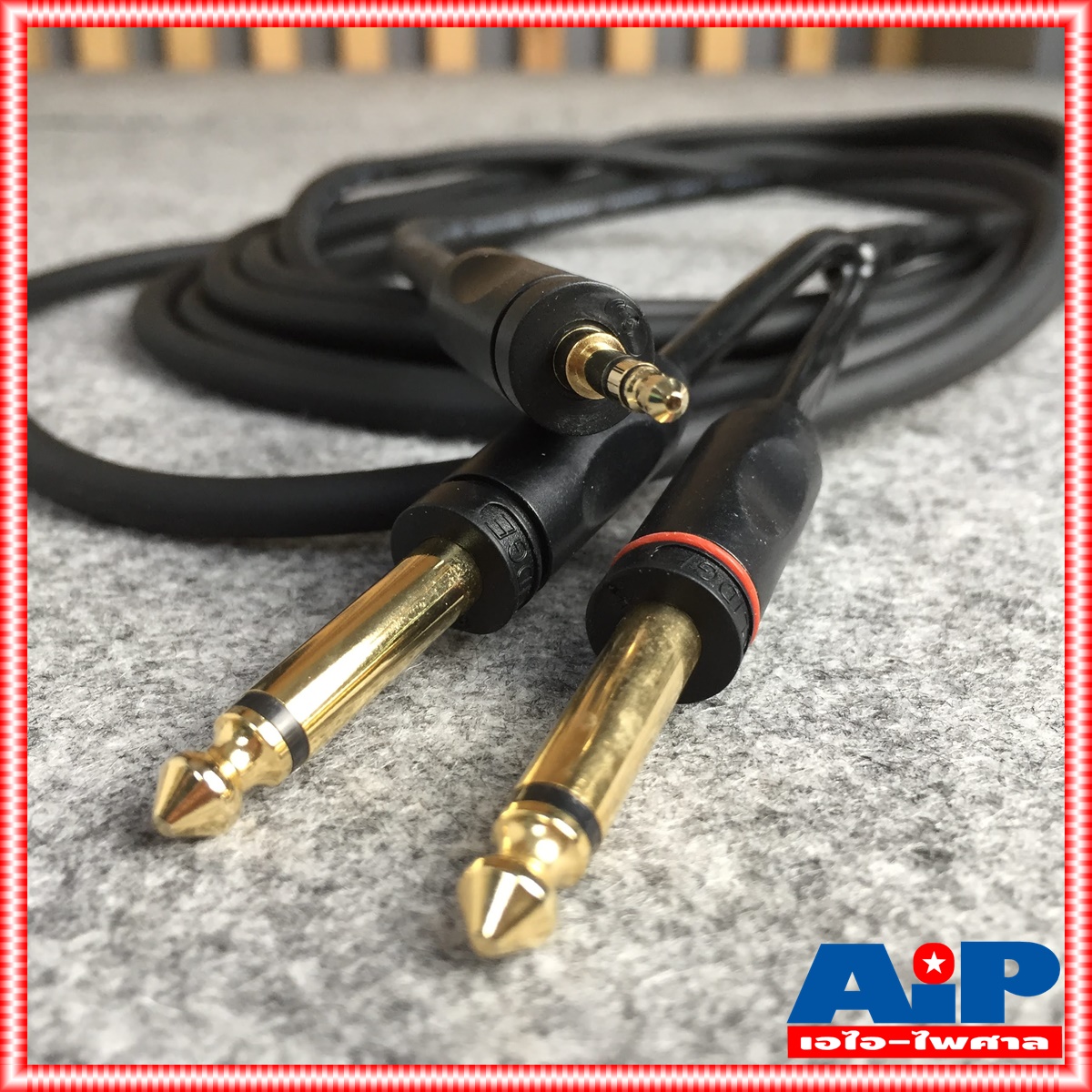 5เมตร LIDGE YM 360 สายP.TR-ST-MICx2 สาย 5เมตร YM-360 YM360 สายสัญญาณ TRS โฟนโมโน รุ่น YM-360 ยี่ห้อ NTS สายเสียงจากโน๊ตบุ๊คเข้ามิกเซอร์