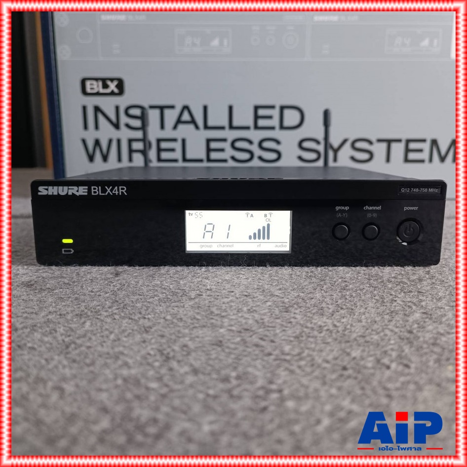 SHURE BLX24RTH/B58-Q12 ไมค์ลอย ไมโครโฟนไร้สาย ไมค์ลอยแบบไมค์เดี่ยว BLX 24 RTH / B 58 Q 12 BLX24RTH/B58Q12 เอไอ-ไพศาล +++