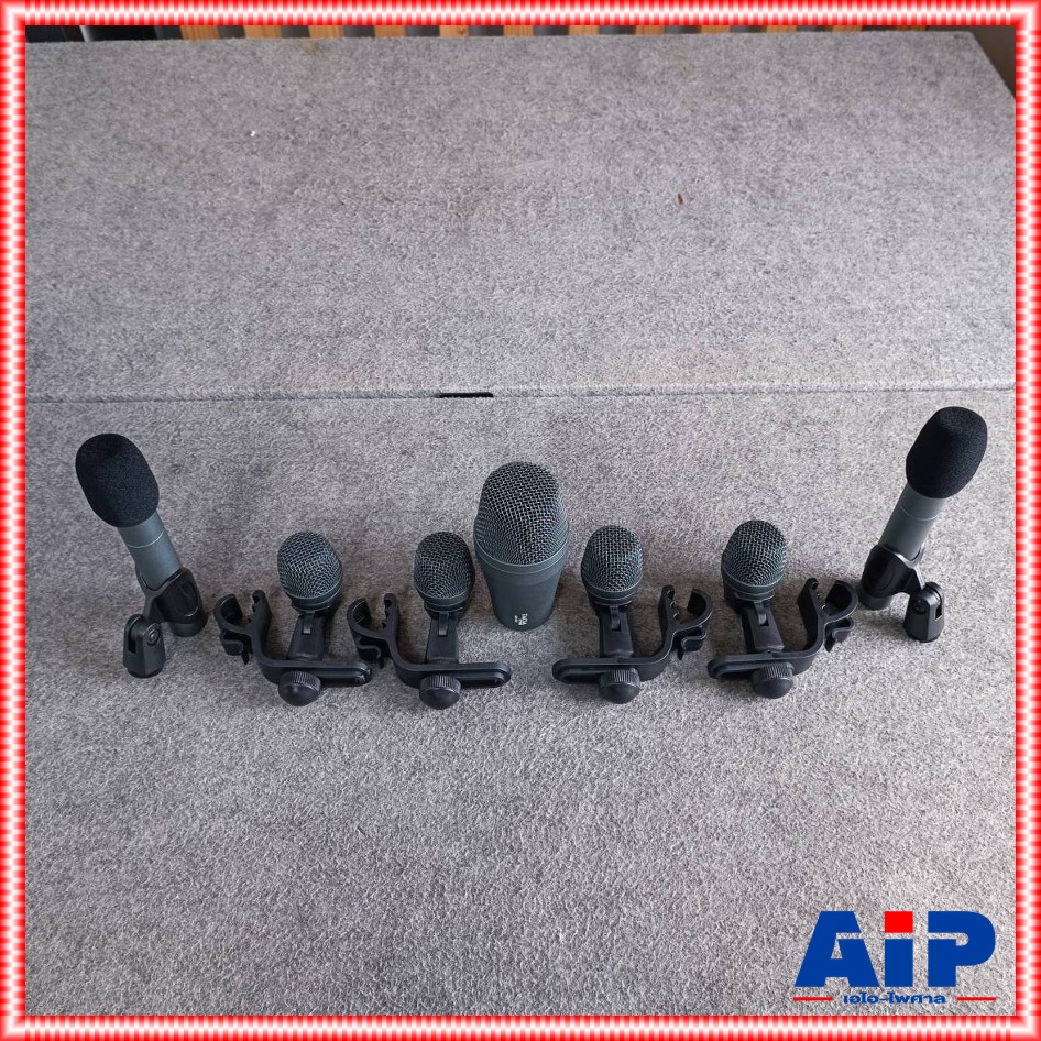 TADA GM-56D ไมค์กลอง7ชิ้น พร้อมขาจับไมค์กลองครบชุด พร้อมกระเป๋าเก็บไมค์กลอง ไมโครโฟน คอนเดนเซอร์ ไมค์จ่อกลอง GM 56D GM56D เอไอ-ไพศาล