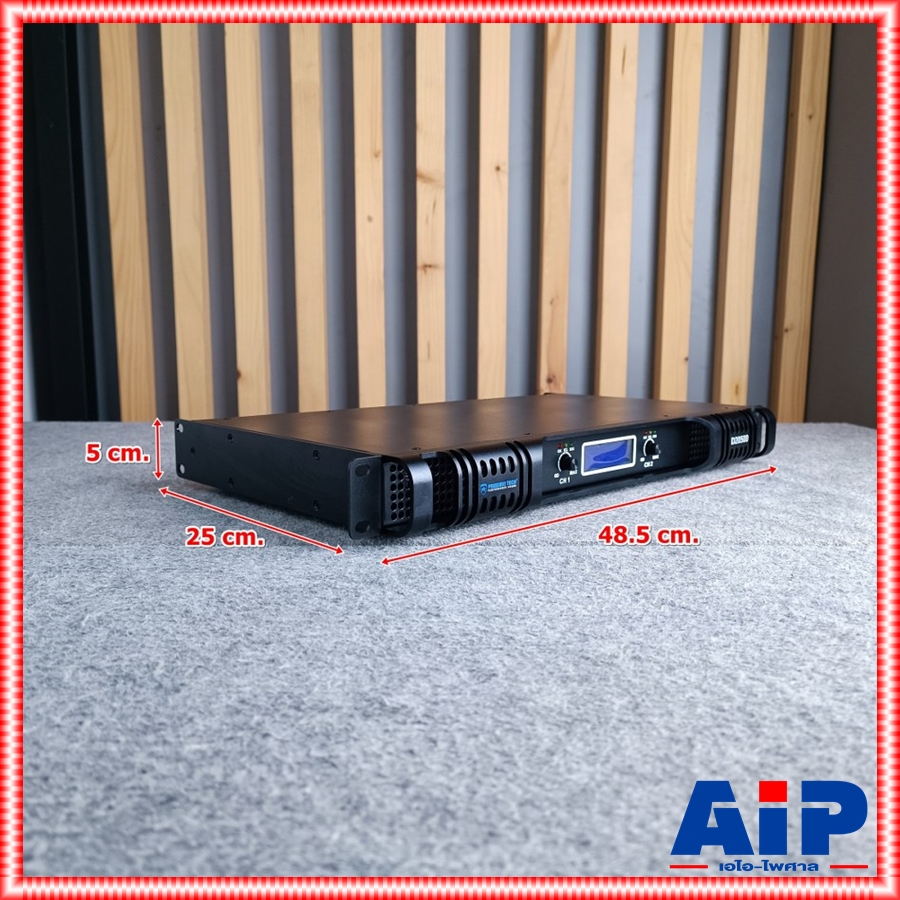 PROEUROTECH D-20500 poweramp พาวเวอร์แอมป์ 1U 2CH ระบบสวิทชิ่ง โปรยูโรเทค D 20500 D20500 เอไอ-ไพศาล