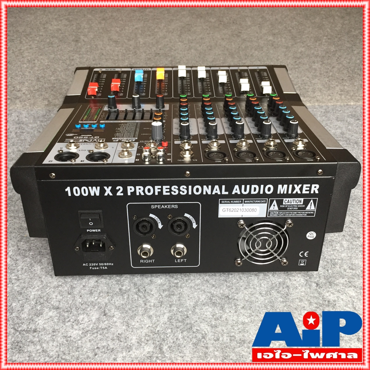 MYNPE GT-620 POWERMIX USB บลูทูธ เพาเวอร์มิก มิกซ์ มิกเซอร์ เครื่องเสียง ตัวปรับแต่งเสียง POWERMIXรุ่นGT-620 เอไอ-ไพศาล