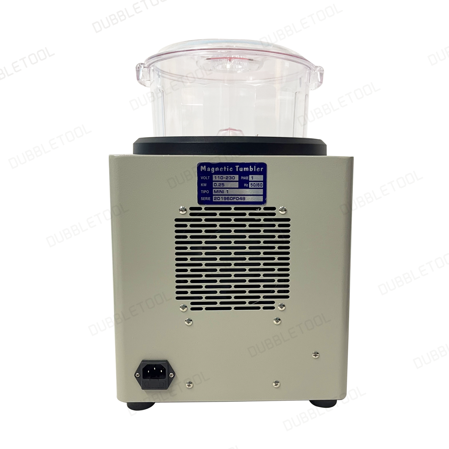 เครื่องทำความสะอาดด้วยเข็มร่อนแม่เหล็ก Magnetic Tumbler รุ่น KT-205 ความจุใช้งานเครื่อง 800 กรัม