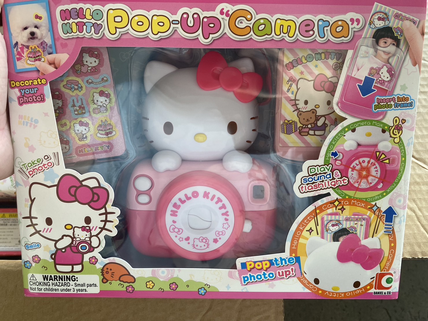 KT-50123 ของเล่นเด็กคิตตี้ชุดกล้องคิตตี้ กล้องป๊อปอัพเฮลโลคิตตี้ ลิขสิทธิ์ถูกต้อง ปลีกชิ้นละ