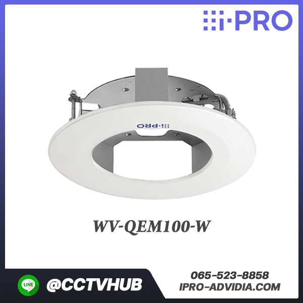 Camera Accessories I-Pro รุ่น WV-QEM100-W Function Extension Kits,Embedded Ceiling Mount Bracket,White