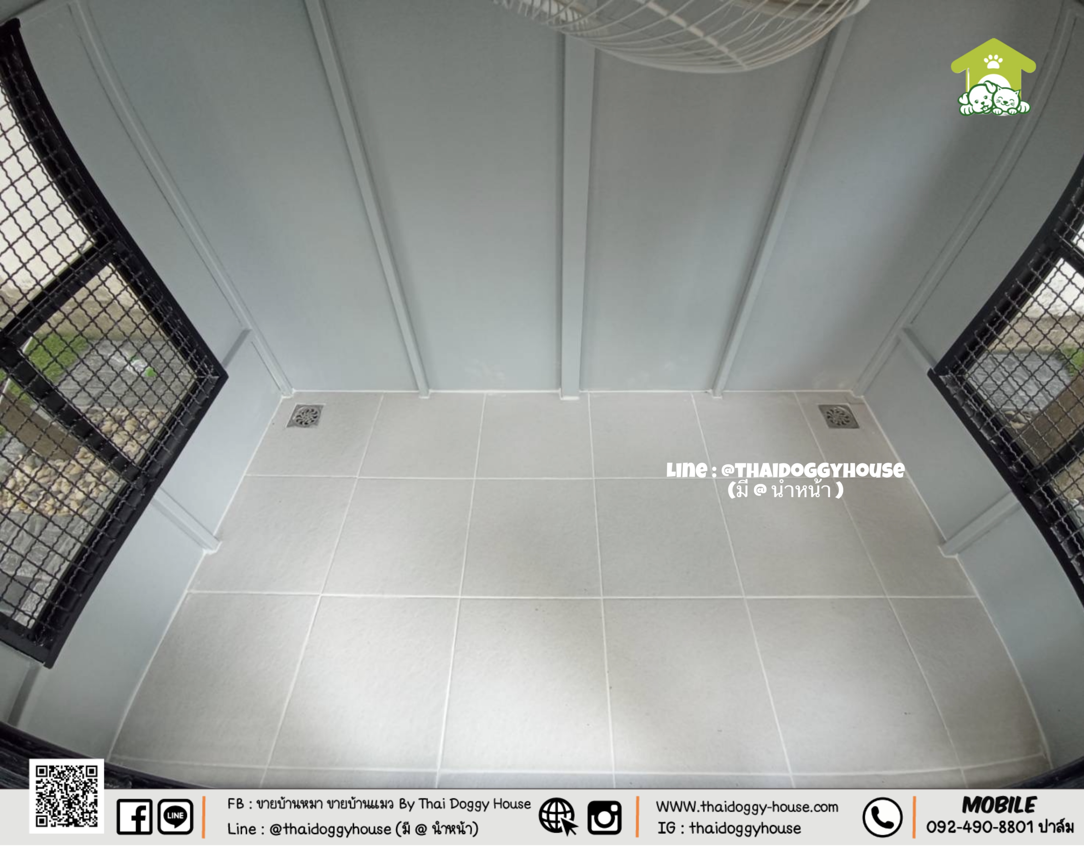 🏡 บ้านหมา บ้านแมว " 𝐁𝐎𝐗 𝐒𝐓𝐘𝐋𝐄 🐶 🥰 แบบขายดีที่สุดดดดด ‼️ ตะแกรงเหล็ก+ มุ้งลวด