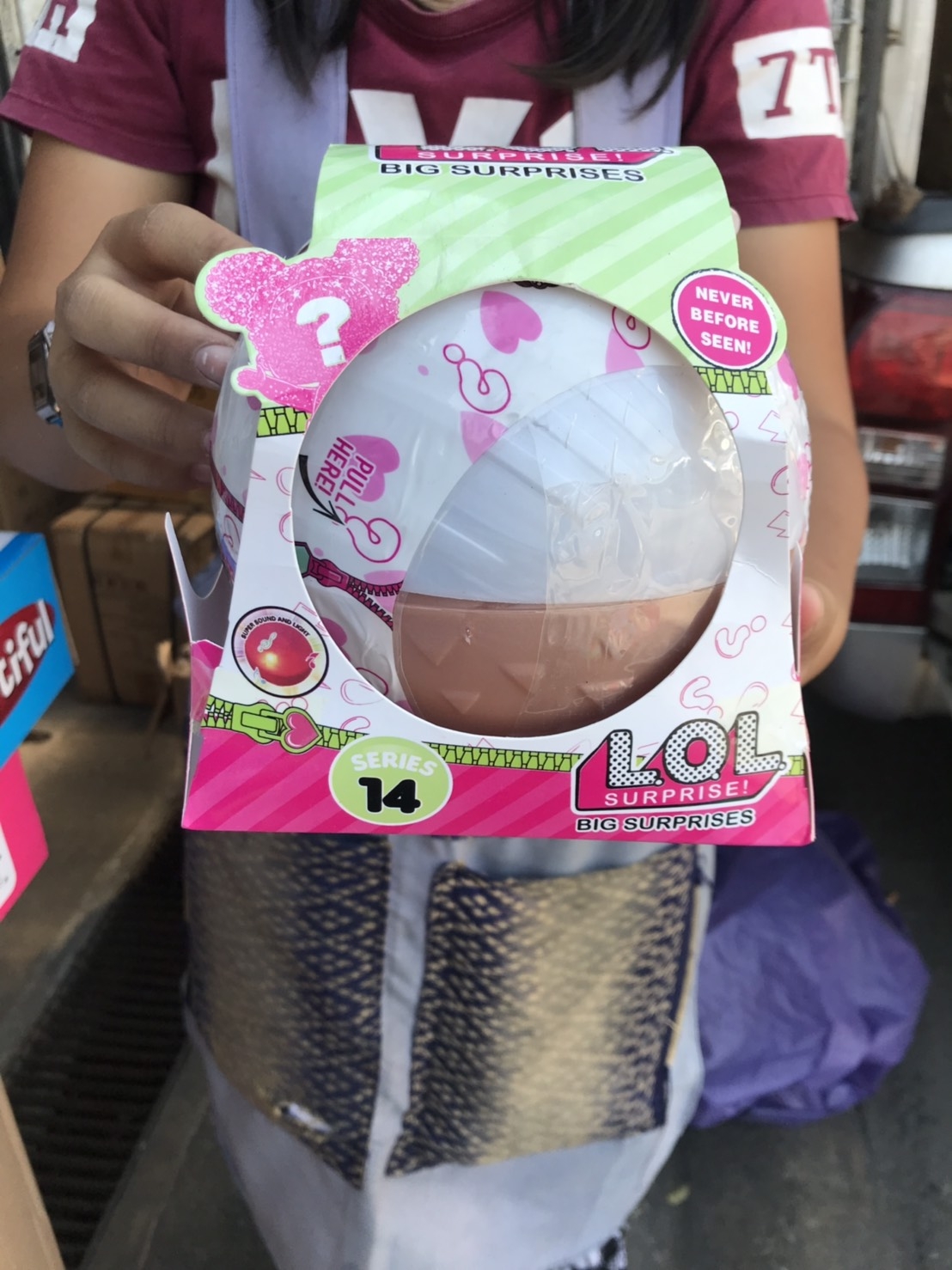 6752 ของเล่นเด็ก LOL มีเสียงไฟ ลูกใหญ่