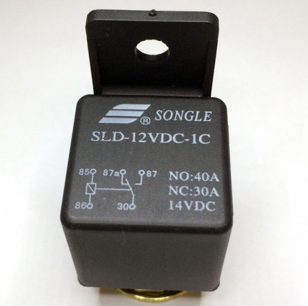 RELAY AUTO SPDT 12VDC 40A/30A NO/NC SLD-12VDC-1C