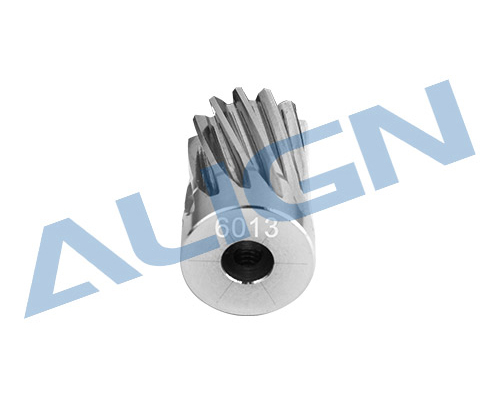 พีเนียน ใช้กับ ฮอ 700E/800E เฟืองเฉียง รู6มิล 13ฟัน เฉียง Motor Slant Thread Pinion Gear 13T (L27)