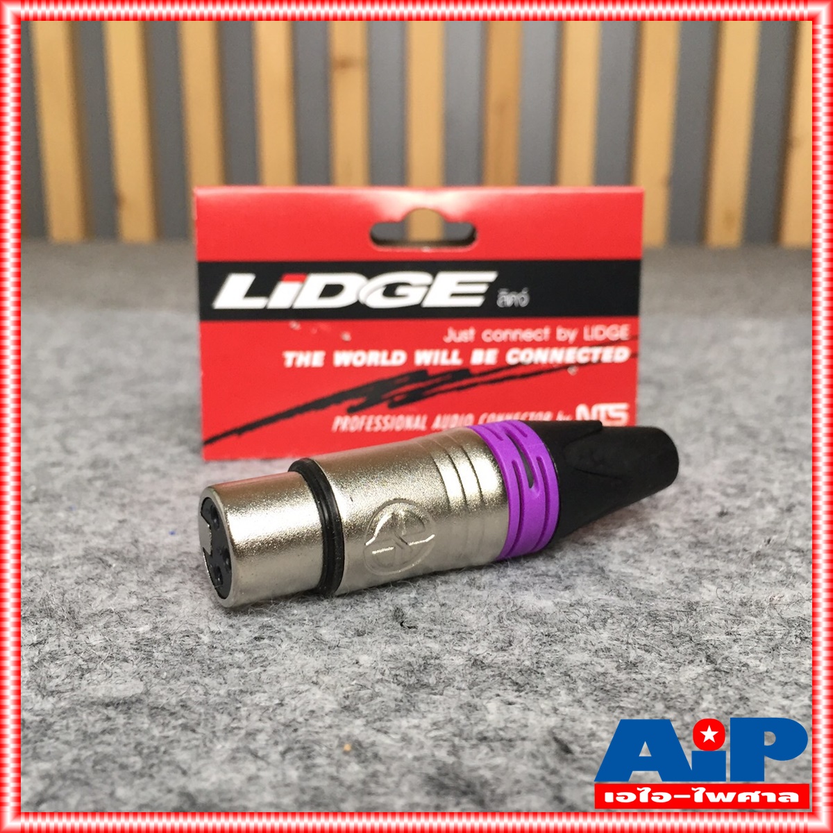 แจ๊ค XLR ตัวเมีย 3ขา LIDGE YM-001A / YM-001C มีให้เลือก 6สี ปลั๊ก XLR ตัวเมีย CANNON แคนนอน YM001A YM 001 A C