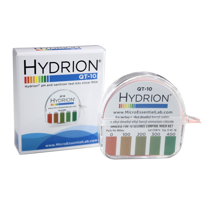 hydrion Quaternary Test Paper รุ่น QT10, QT40, QC1001 , QK1000