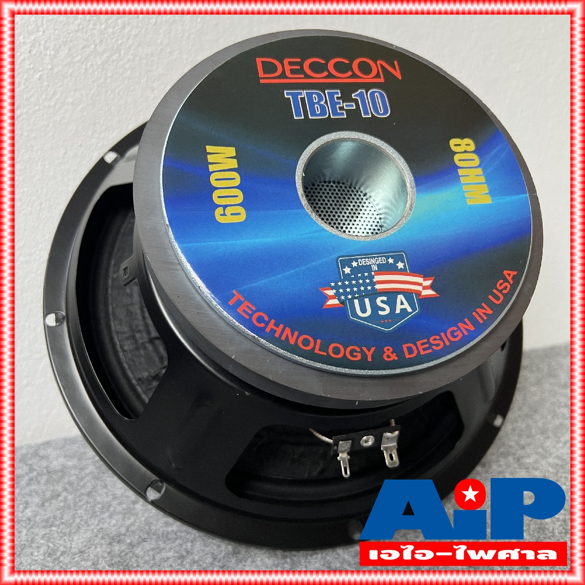 1ดอก DECCON TBE-10 ลำโพง10นิ้ว ดอกลำโพง10 นิ้ว กำลังขับ 600 W ความต้าน 8 OHM แม่เหล็กใหญ่ TBE10 TBE 10 เอไอ-ไพศาล