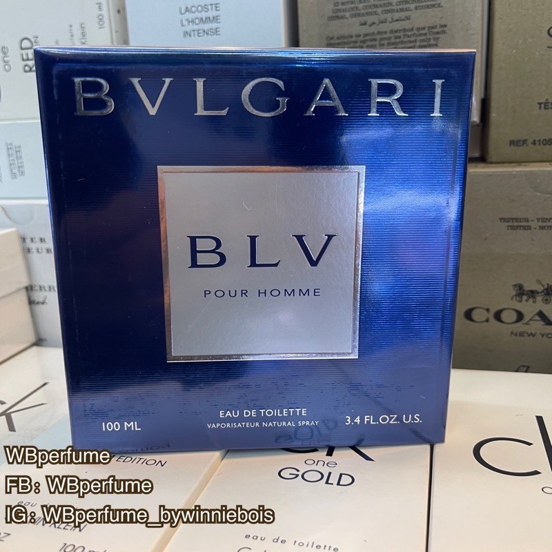 น้ำหอมแท้100% BVLGARI BLV Pour Homme EDT ขนาด 100 มล.